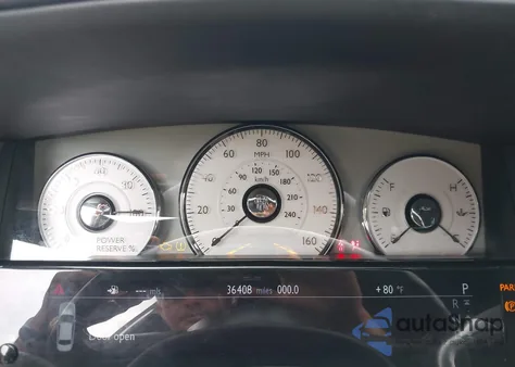 2016 Rolls-Royce Ghost из США, поврежденный, VIN SCA664S59GUX53724